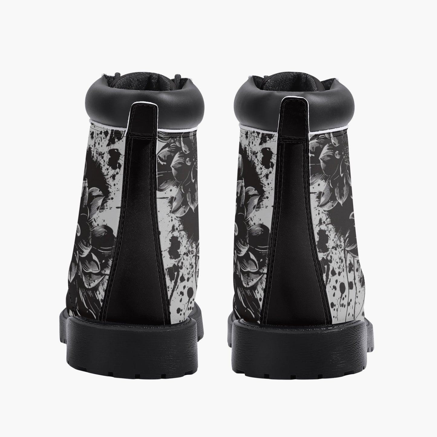 Black Dahlia Leather Boots