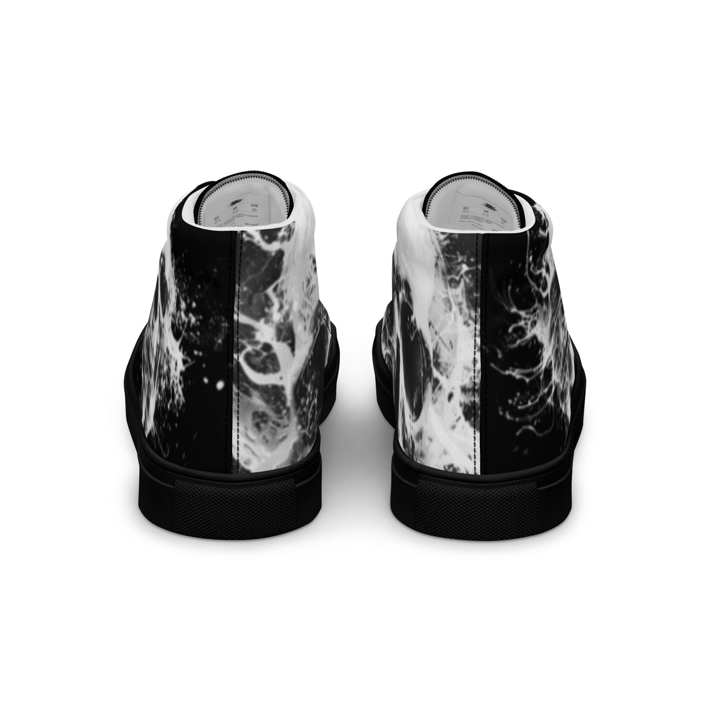 Liquid Skull Men's High Top Canvas Chuck Shoes