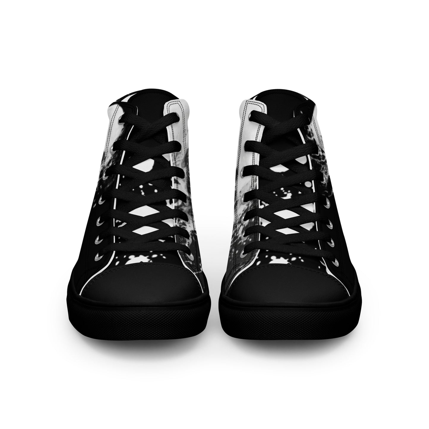 Liquid Skull Men's High Top Canvas Chuck Shoes