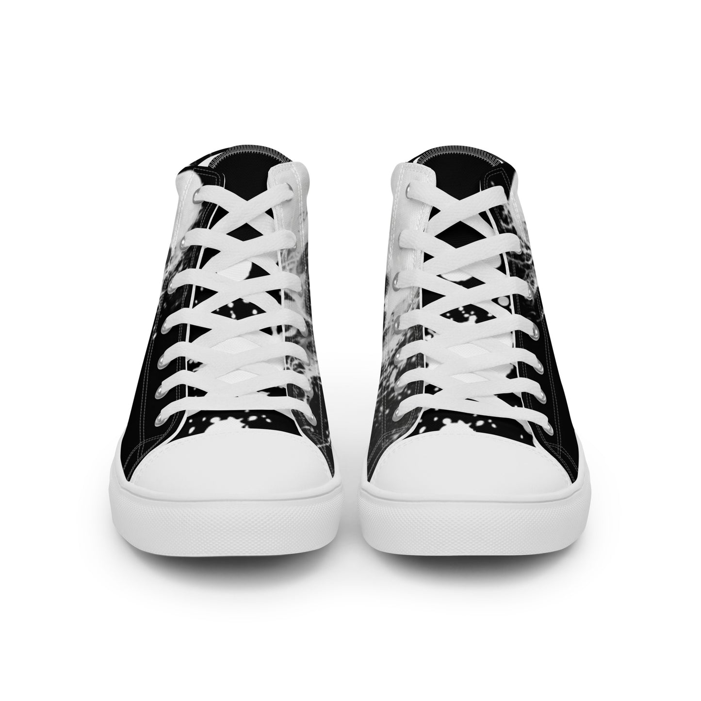 Liquid Skull Men's High Top Canvas Chuck Shoes