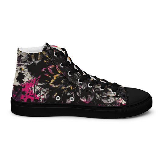 Rainbow Crow Graffiti High Top Chucks Canvas Womens Shoe