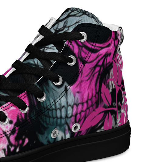 Pink Apocalypse Women’s High Top Canvas Chuck Shoes