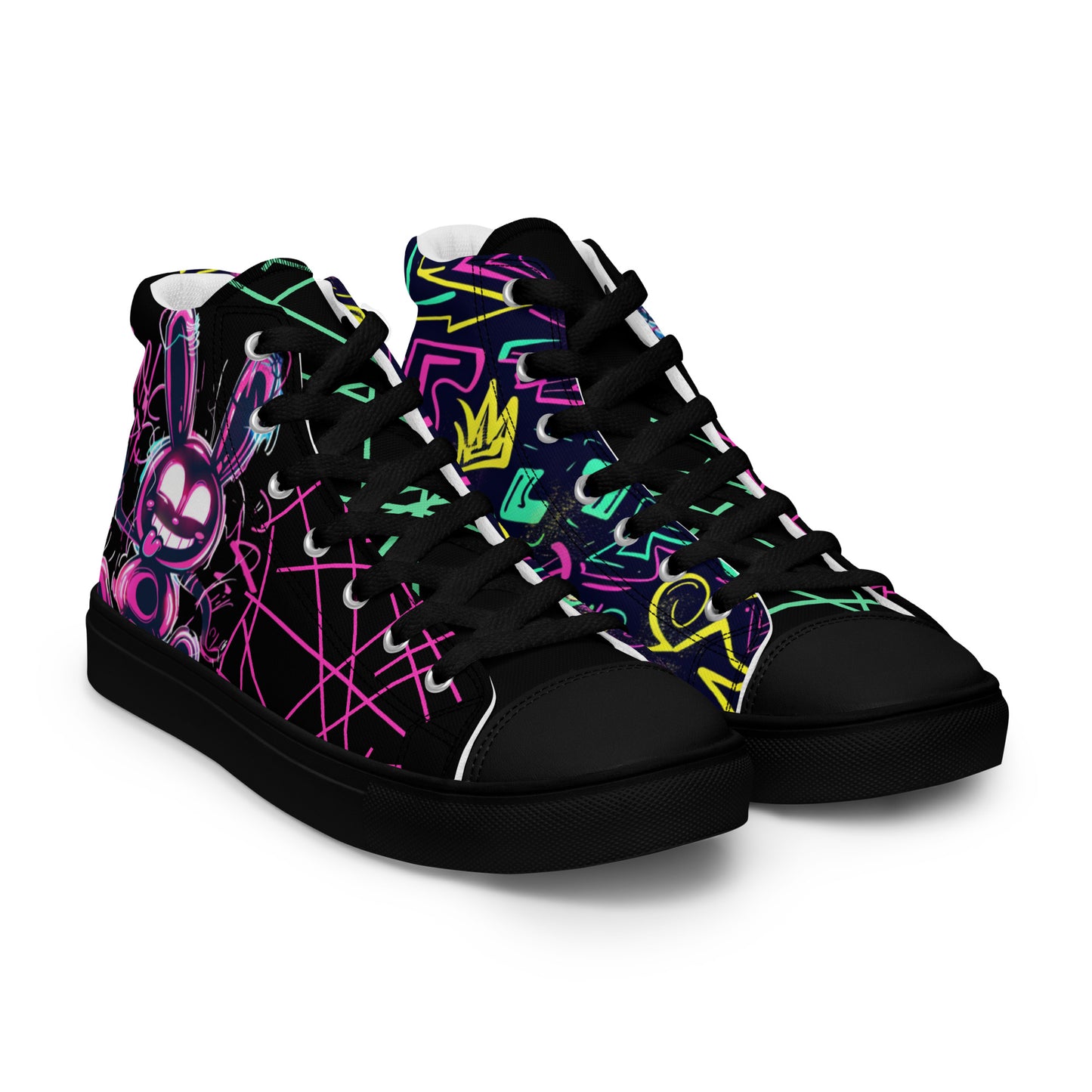 Electric Rabbit Rabbit Rabbit Women’s High Top Canvas Chuck Shoes