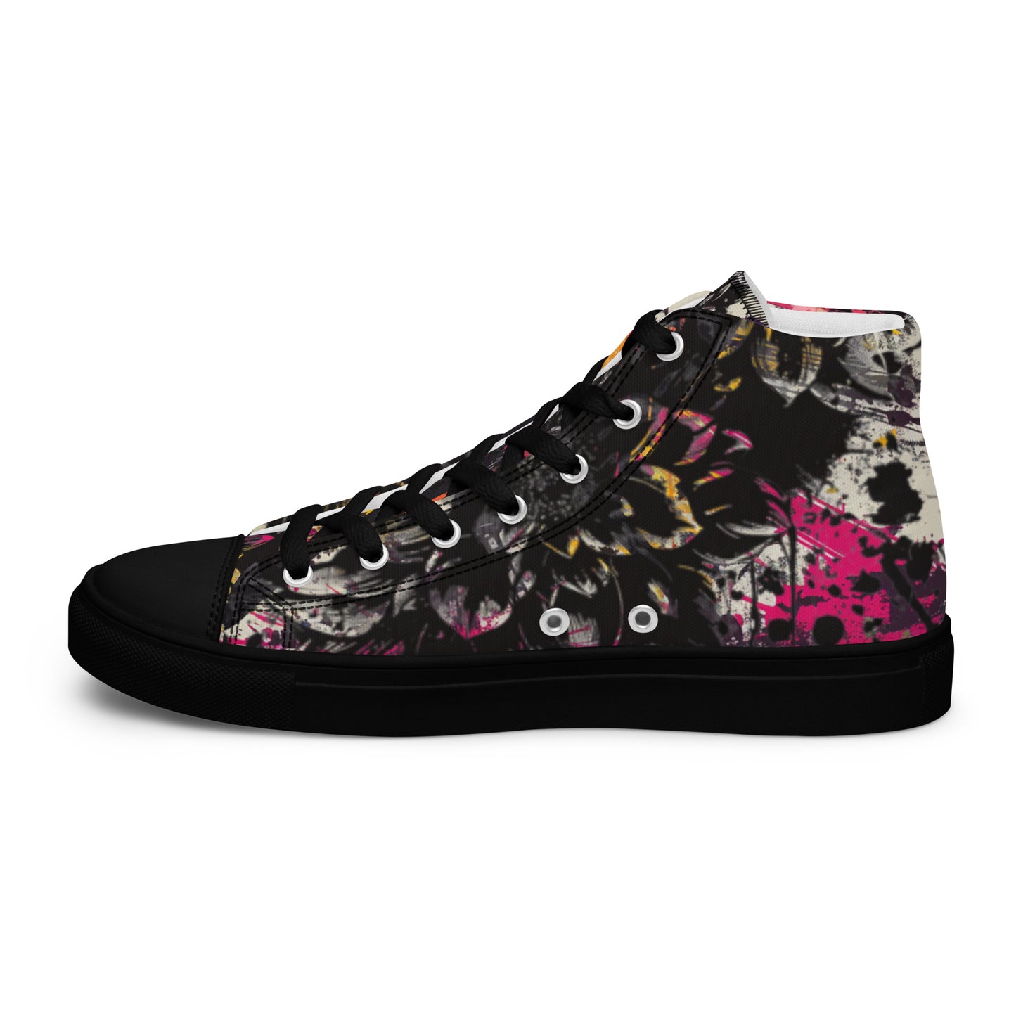 Rainbow Crow Graffiti High Top Chucks Canvas Womens Shoe