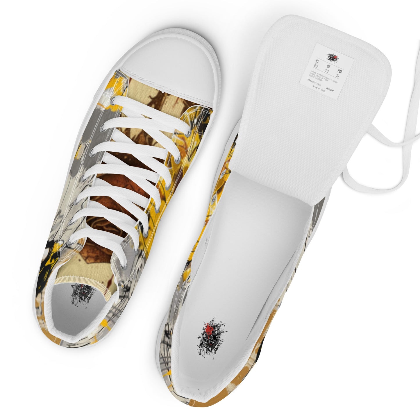 Beautiful Graffiti Belle Women’s High Top Canvas Chuck Shoes