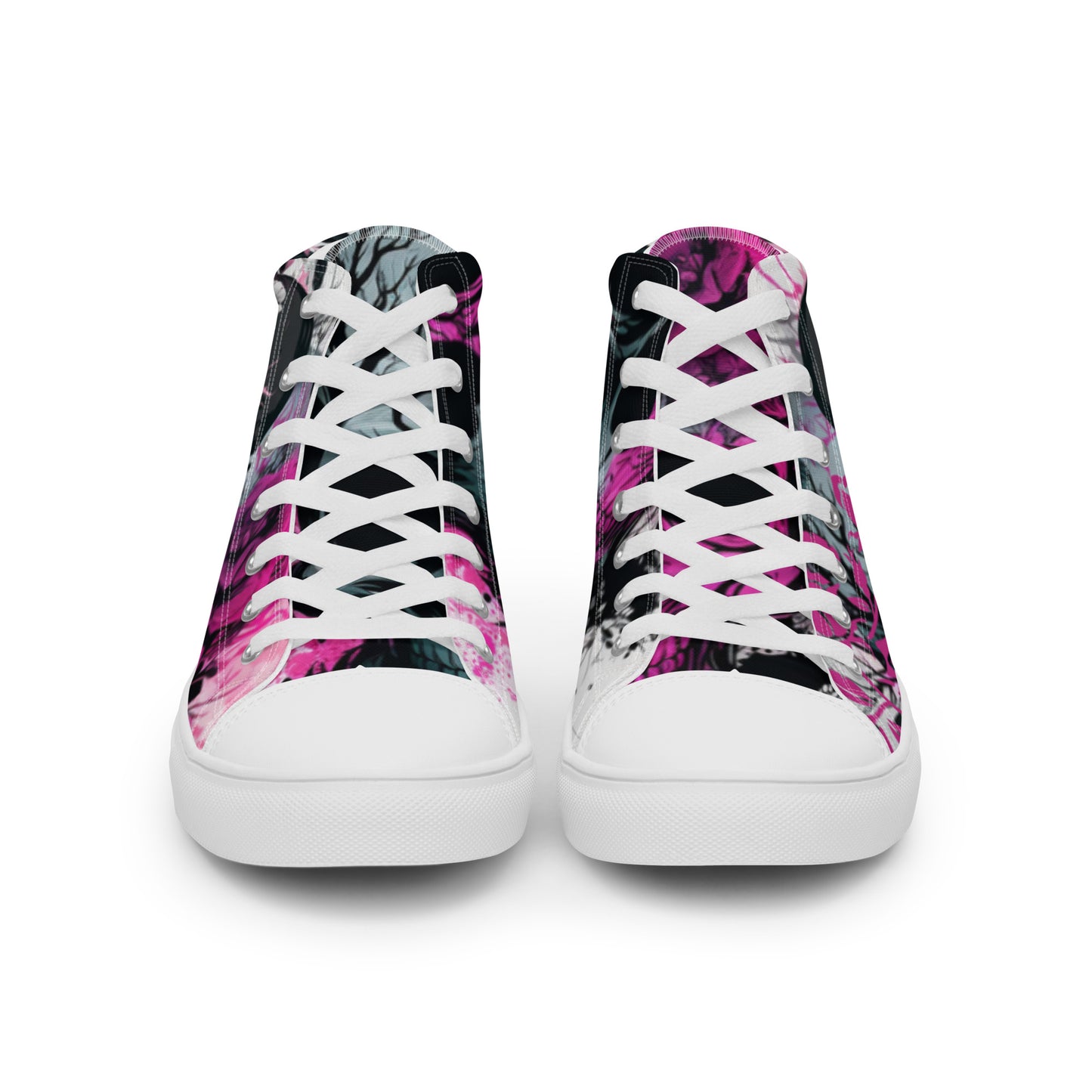 Pink Apocalypse Women’s High Top Canvas Chuck Shoes