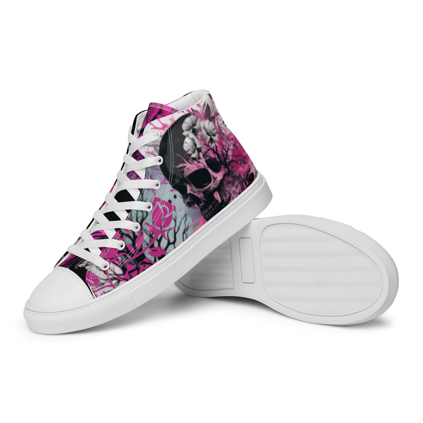 Pink Apocalypse Women’s High Top Canvas Chuck Shoes