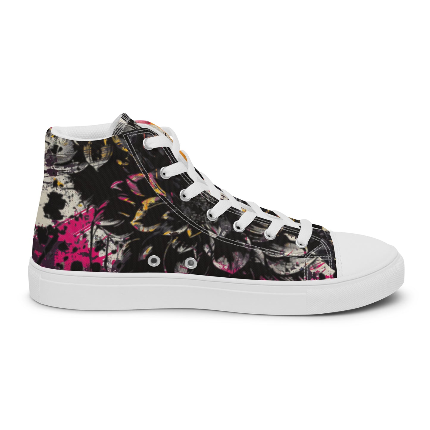 Rainbow Crow Graffiti High Top Chucks Canvas Womens Shoe