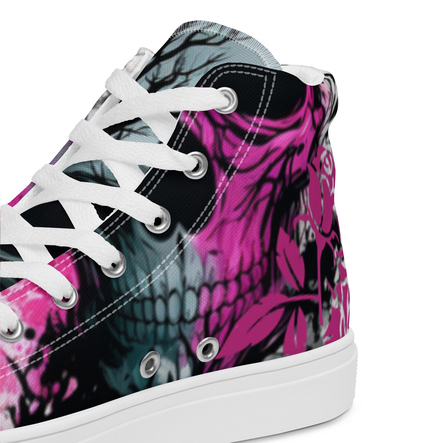 Pink Apocalypse Women’s High Top Canvas Chuck Shoes