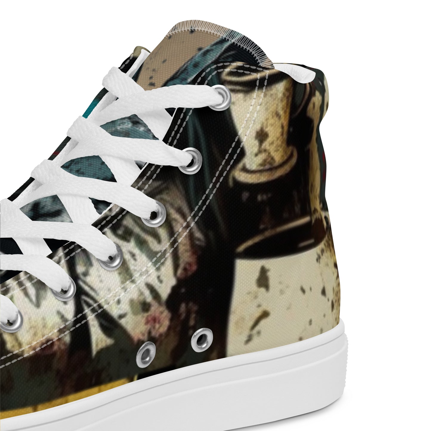 Beyond Wonderland Graffiti Women’s High Top Canvas Chuck Shoes