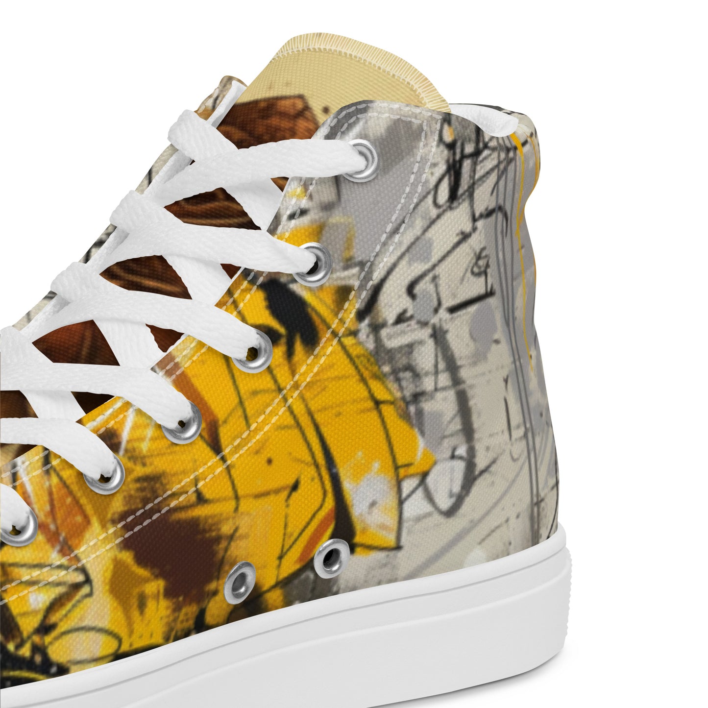 Beautiful Graffiti Belle Women’s High Top Canvas Chuck Shoes