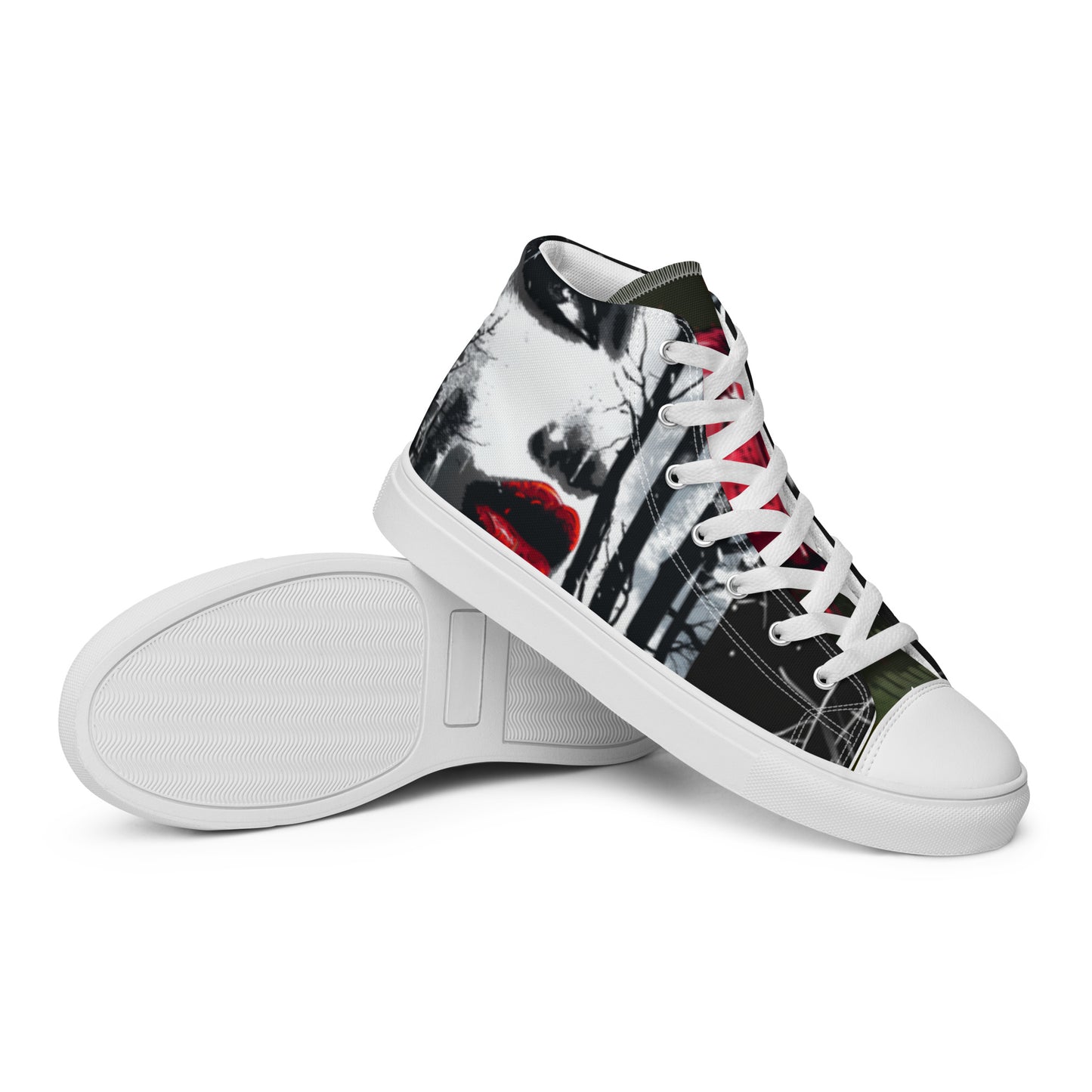 Poisoned Apple Women’s High Top Canvas Chucks Shoes