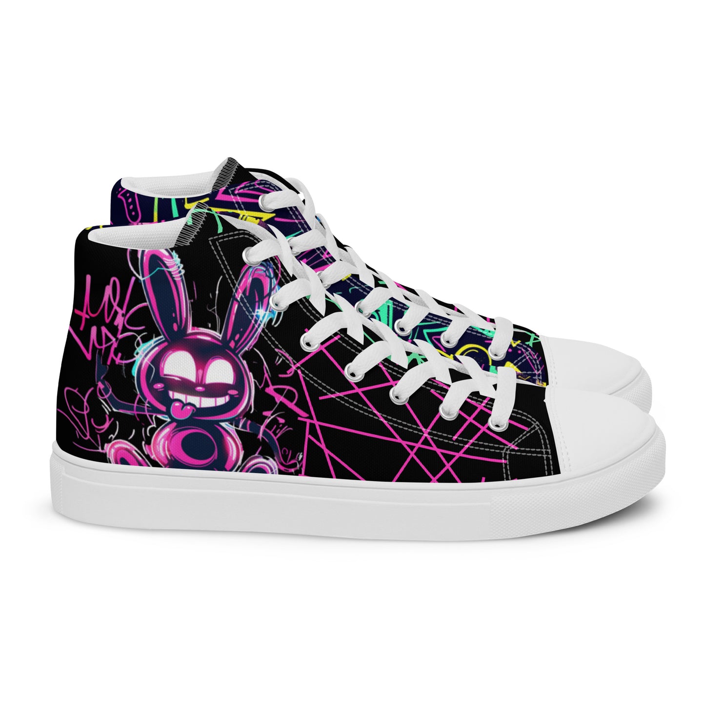 Electric Rabbit Rabbit Rabbit Women’s High Top Canvas Chuck Shoes