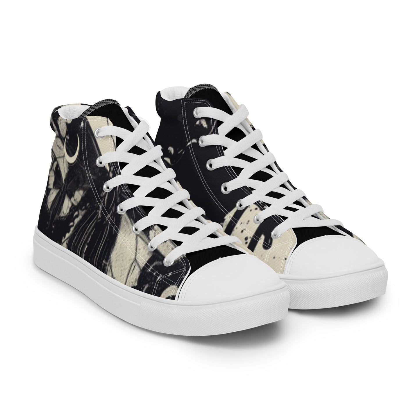 Dark Moth Women's Hight Top Canvas Chuck Tennis Shoes