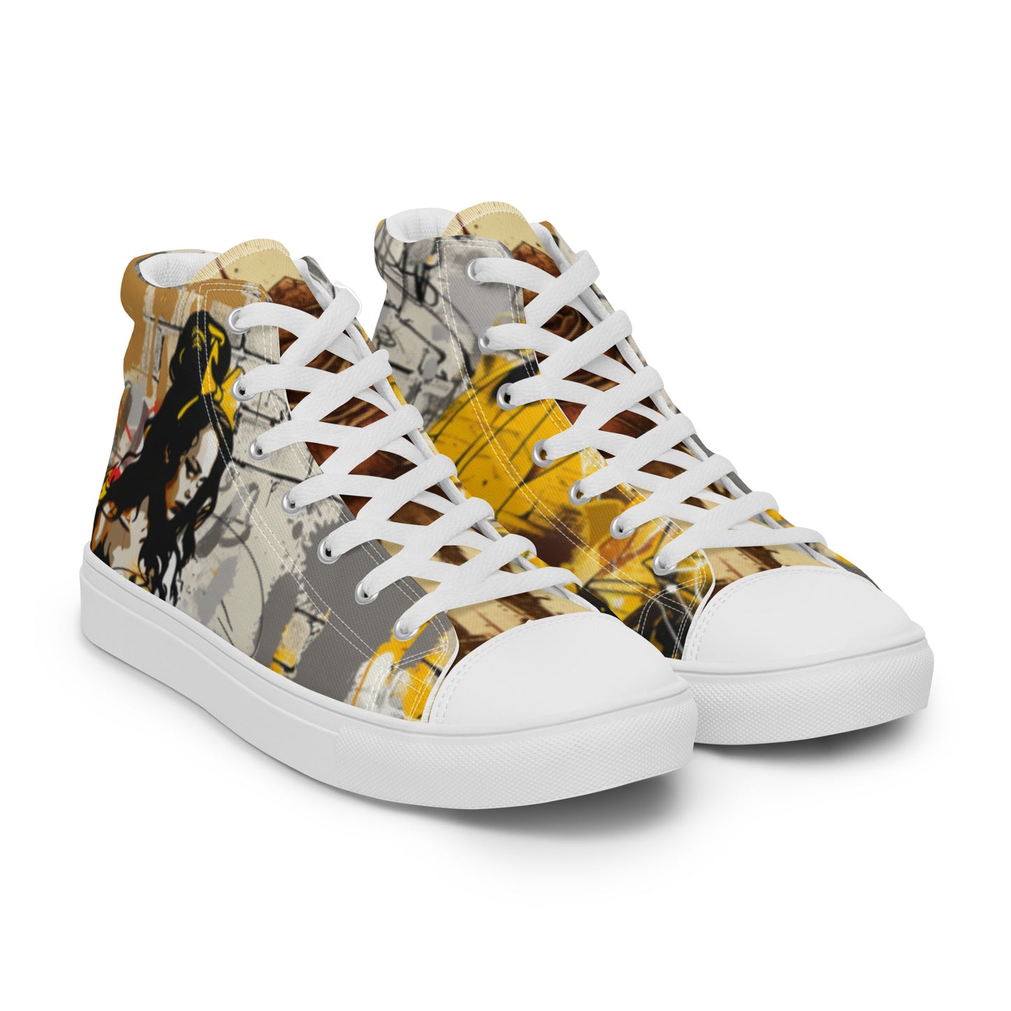 Beautiful Graffiti Belle Women’s High Top Canvas Chuck Shoes