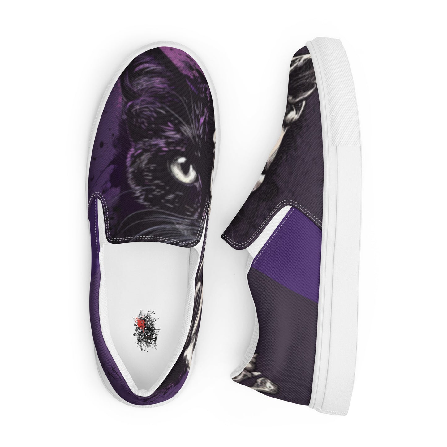 Here Kitty Kitty Women’s Slip-on Canvas Shoes