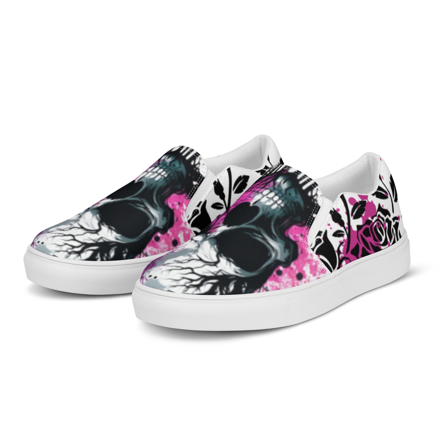 Pink Apocalypse Women’s Slip-on Canvas Shoes