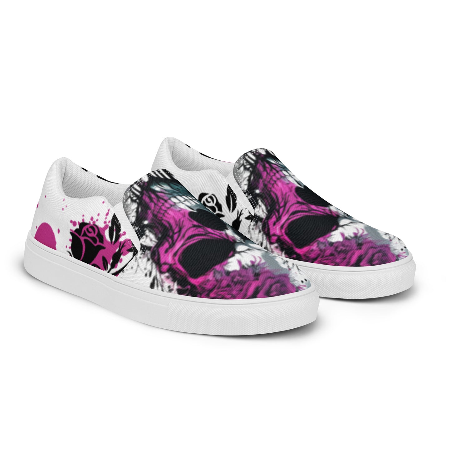 Pink Apocalypse Women’s Slip-on Canvas Shoes