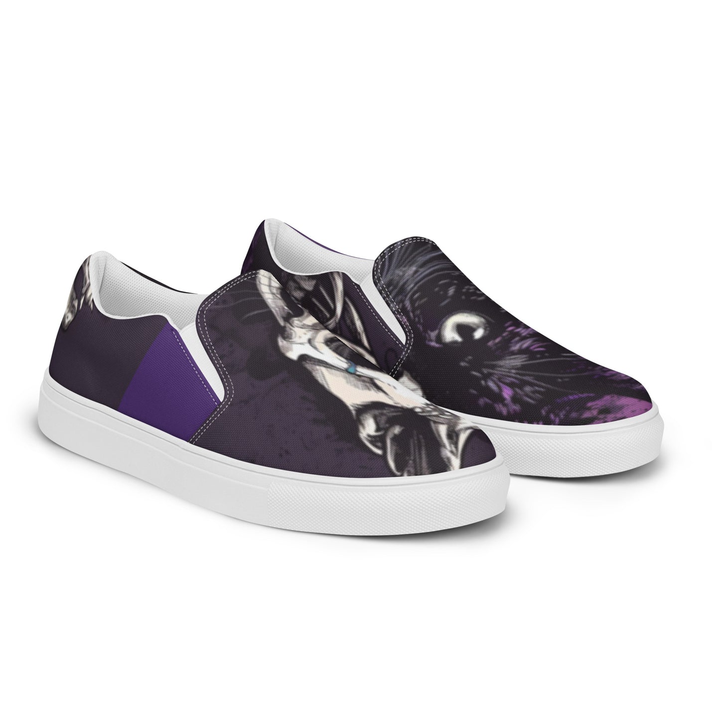 Here Kitty Kitty Women’s Slip-on Canvas Shoes