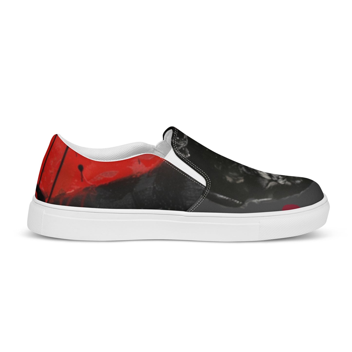 Dark Love Raven Women’s Slip-on Canvas Shoes